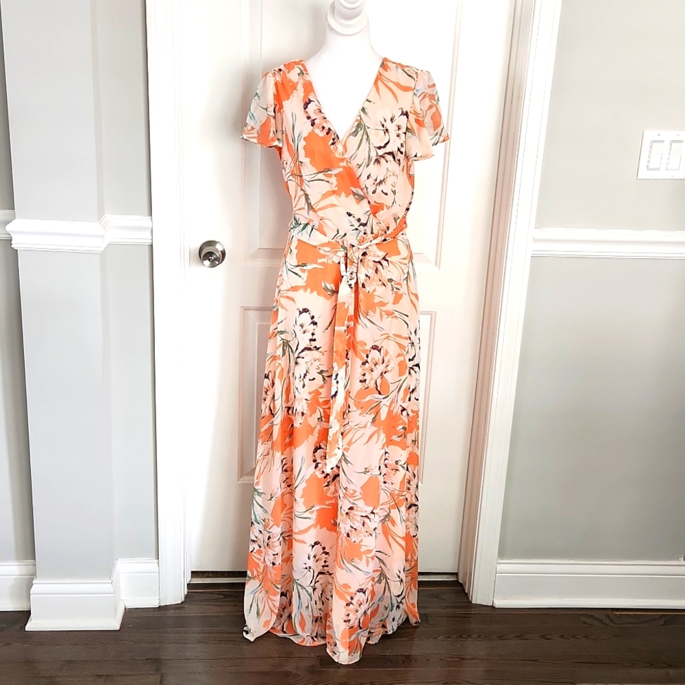 Be By Chetta b Women's Long Summer Dress Size 6
